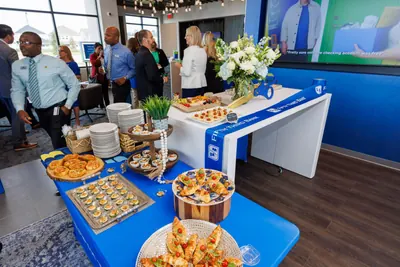 Saint Flavor catering display — event spread 2