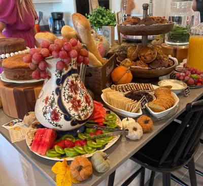 Saint Flavor catering display — event spread 4